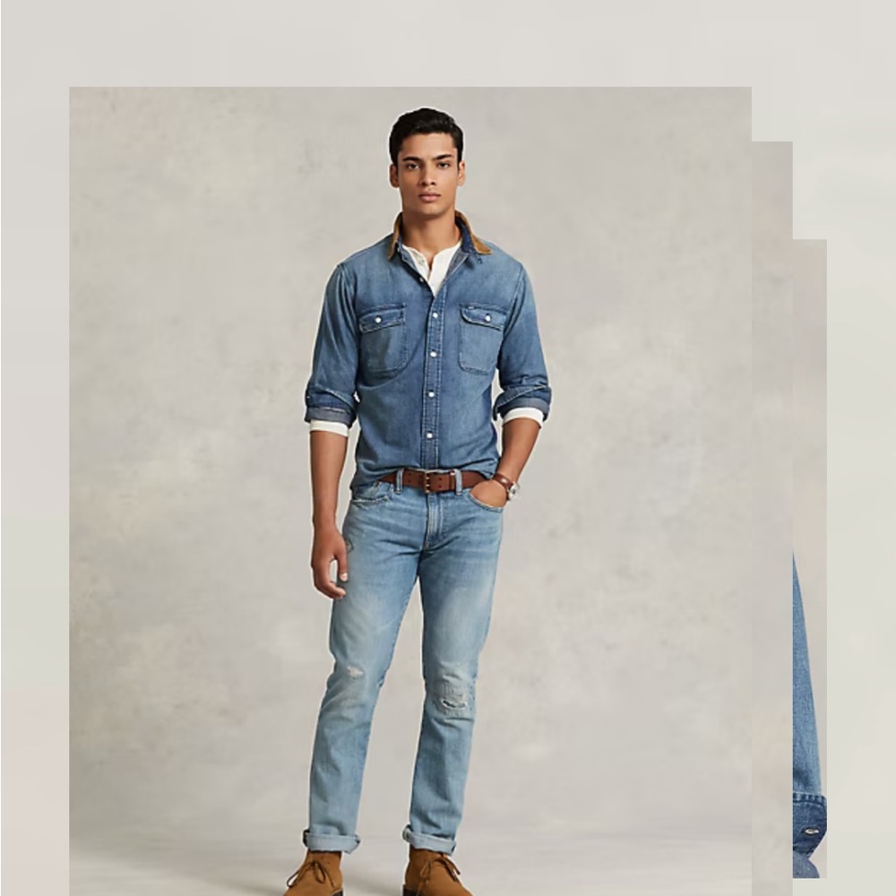 Ralph Lauren Men's Denim Blue shirt